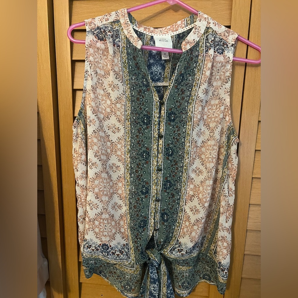 Knox Rose Multicolor Sleeveless Blouse